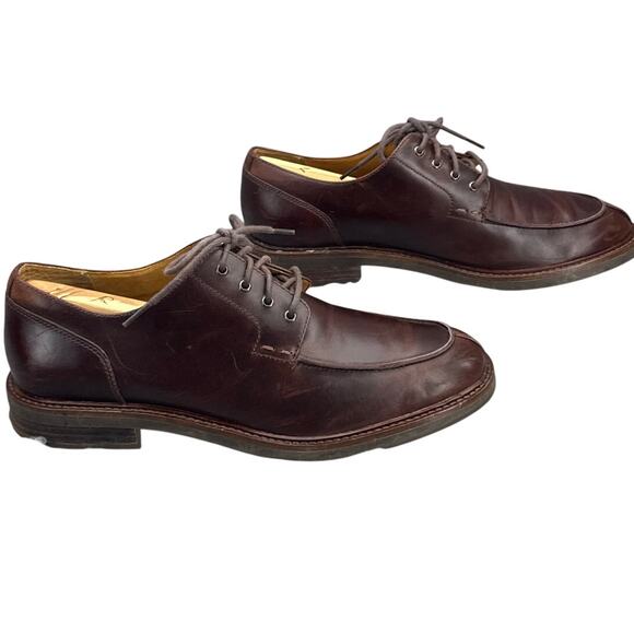 Sperry Gold Cup Elite Algonquin Brown Leather Waterproof Boat Oxford Shoe Men 10 - Picture 5 of 8